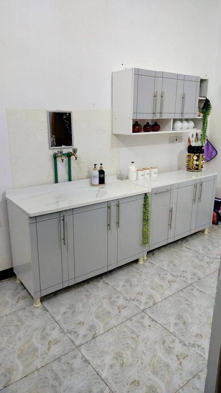 ✨كاونتر mdf 
✨القياس متر و ٢٠  ارضي وملحق مع سنك متر و٢٠
✨السعر 200 فقط 
✨✨✨✨✨✨✨✨✨
✨
✨اذا تريد السنك متر ونص اضافه ٢٥ عالسعر 
✨اذا تحب تضيف فاترينا اضافه ٨٥ عالسعر 
✨اذا تحب تضيف مجر واحد اضافه ١٠ عالسعر
✨اذاتريد تضيف تلث مجرات اضافه ٢٥ عالسعر
التوصيل بغداد مجاني
يتوفر توصيل لجميع المخافضات
للتواصل ***********
واتساب او من خلال الصفحه
