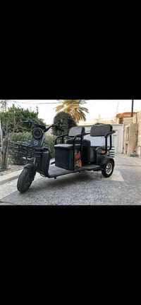 دراجة كهربائية • ثلاث نفرات • نضيفه