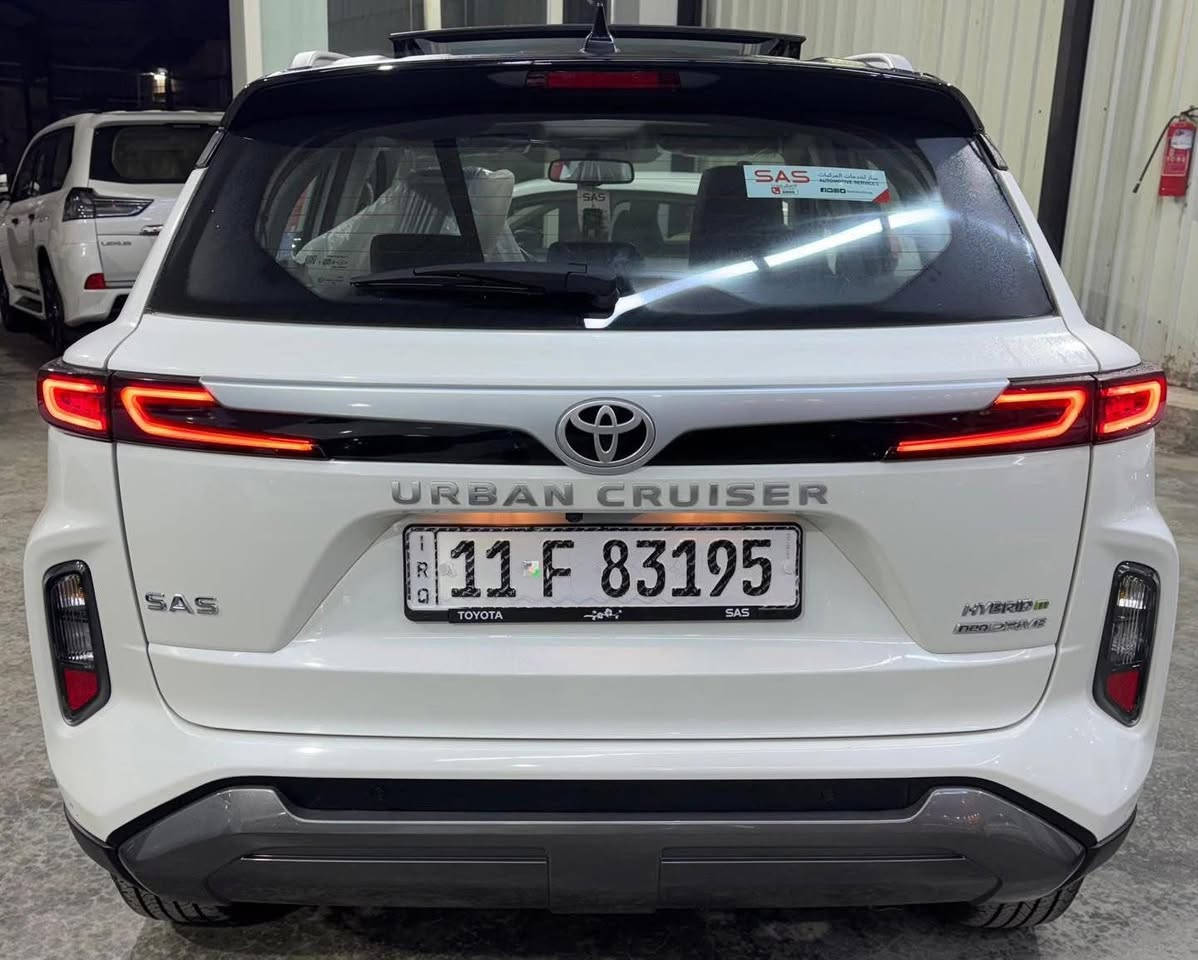 تويوتا SAS اوربان كروز هايبرد 2025 زيرووو للبيع
فووول مواصفات تو كلر
رقم بغداد
بانوراما
بصمة
شاحن موبايل
لد امامي خلفي
داتا شو
رادارات
شاشة
٤ كامرات
باقي المواصفات موضحة بالصور
السعر 31 مليون
الاستفسار مراسله او الاتصال على الرقم ***********
