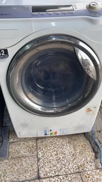 غساله دايو 12كيلو تغسل بطانيه ام نفرين صناعه كوريا لاصلي 175الف بشرط ش...