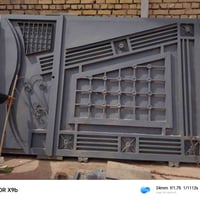 باب حديد مستخدم نضيف جدا عرض 3م وارتفاع 2م جهاز جيب وشد مع كافة ملحقات...