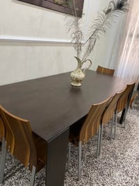 ميز طعام • طاولة طعام خشب • طاولة خشب • كراسي خشب • ميز طعام ٦ كراسي •...