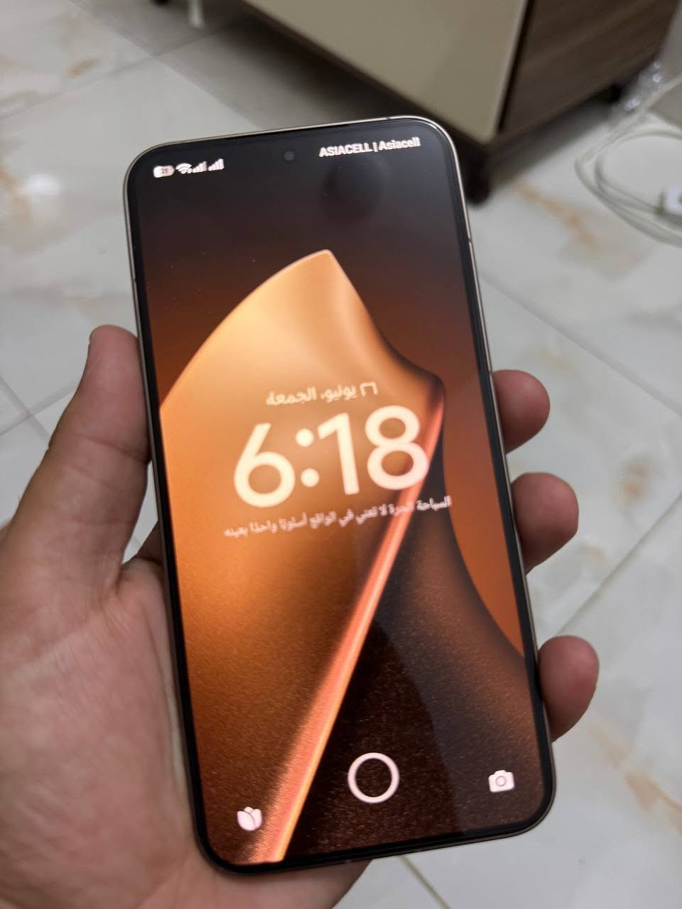 السلام عليكم
Xiaomi 15T Pro
شاومي 15 تي برو 
الون ذهبي موكا
الذاكره 1 تيرا واحد تيرا 
الذاكره العشوائيه (الرام) 12
نظافه الجهاز 100% جدا ممتاز 
الجهاز بعده بالظمان 
حاله البطاريه 97% 
جهاز اخو الجديد ظمان شكد متريد للبيع فقط السعر 800 وبي مجال قليل للاستفسار الاتصال ***********
