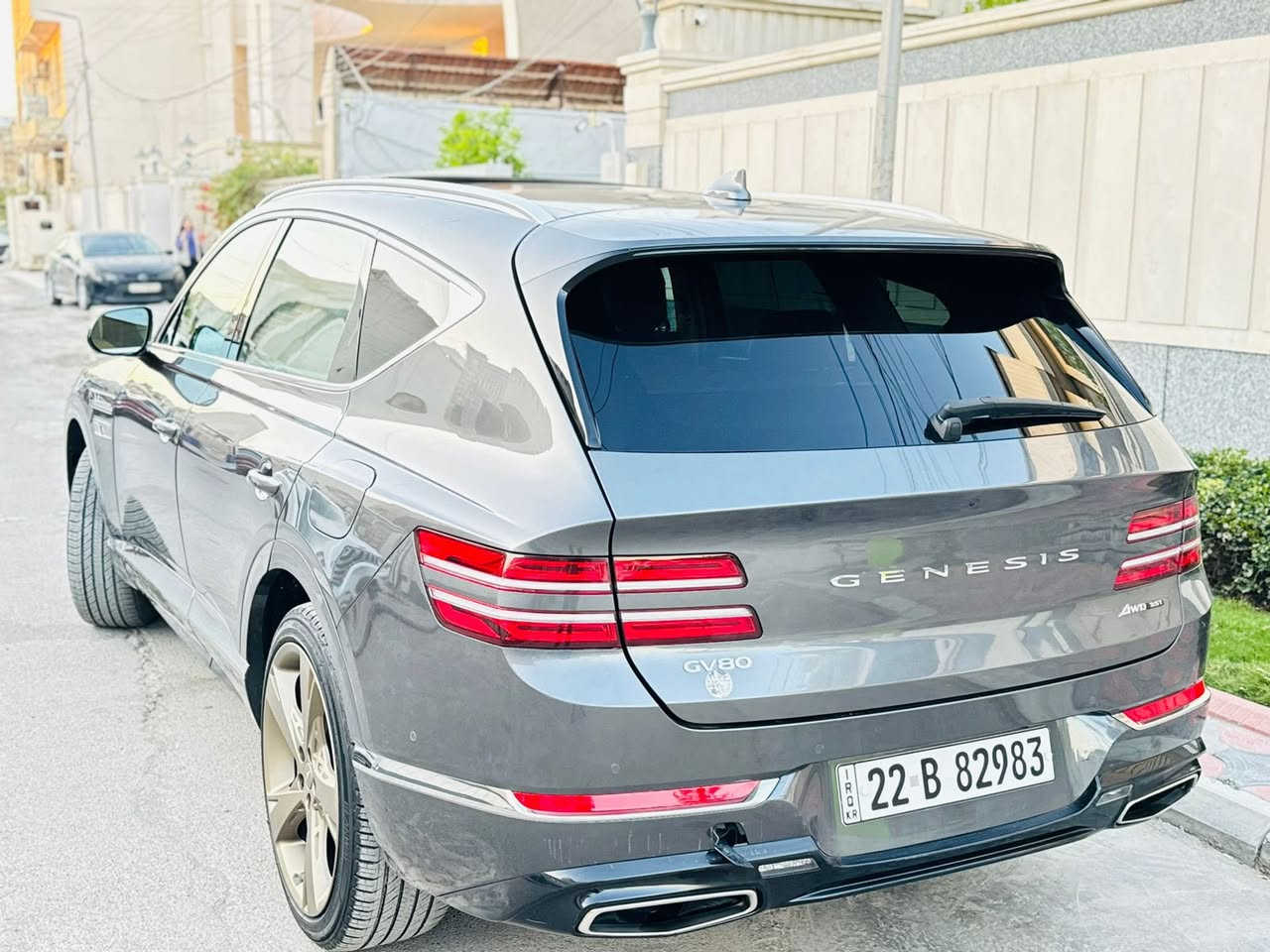 السلام عليكم للبيع جنسزز G80
رقم بغداد بسمي هزه وفحص جديده
معروضه 310 وبيها مجال 

المميز للبيع فول الفول 🔥🤍
GENESIS G80 2021 🔥🤍.  
حادثهاالبنيد فقط الباقي كفاله عامه 

رقم الهاتف ***********              

المواصفات فول 1/1 آعلى فئه 
داخل عسلي مميز
1_رادار امامي
2_رادار جانبي
3_ابواب شفط
4_بردات خلفية وجوانب
5_حساس امامي + حساس خلفي
6_كامرة دوارة 360 درجة
7_قيادة ذاتية
8_اربع وضعيات قيادة
9_كشنات تدفئة + تبريد 
10_ ستيرن كهرباء + تدفئة 
11_كشنات خزن ميموري 
12_اشارة بالمري
13_ داتاشو عداد رقمي بالجامة
14_خمس كامرات امامي خلفي جوانب
15_ويل كب تو سايز ، تاير دنلوب قبل شهر شادهن
16_مري شفط
18_هاند بريك كهرباء 
19_شفتات ستيرن
20_اربع بصمات بواب
21_ فتحة سقف بنراما 
22_تبريد خلفي 
23_نضام صوتي lexcon
24_ حجم المحرك 3.3 V6 GDi Engine ( twin turbo )
25_القيادة نظام Hi-pass (مع مرآة الرؤية الخلفية ECM)،
26_اضائة داخلية 
27_ شاحن لاسلكي
28_عدادات TFT LCD مقاس 7 بوصة
29_ماوس خلفي امامي للتحكم
30-السيارة مغلفه بالكامل
31- حداديه جديده وكامله السياره على
