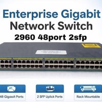📡 سويتش احترافي Catalyst 2960G Series ⚡ أداء عالي – مناسب للشبكات الكب...
