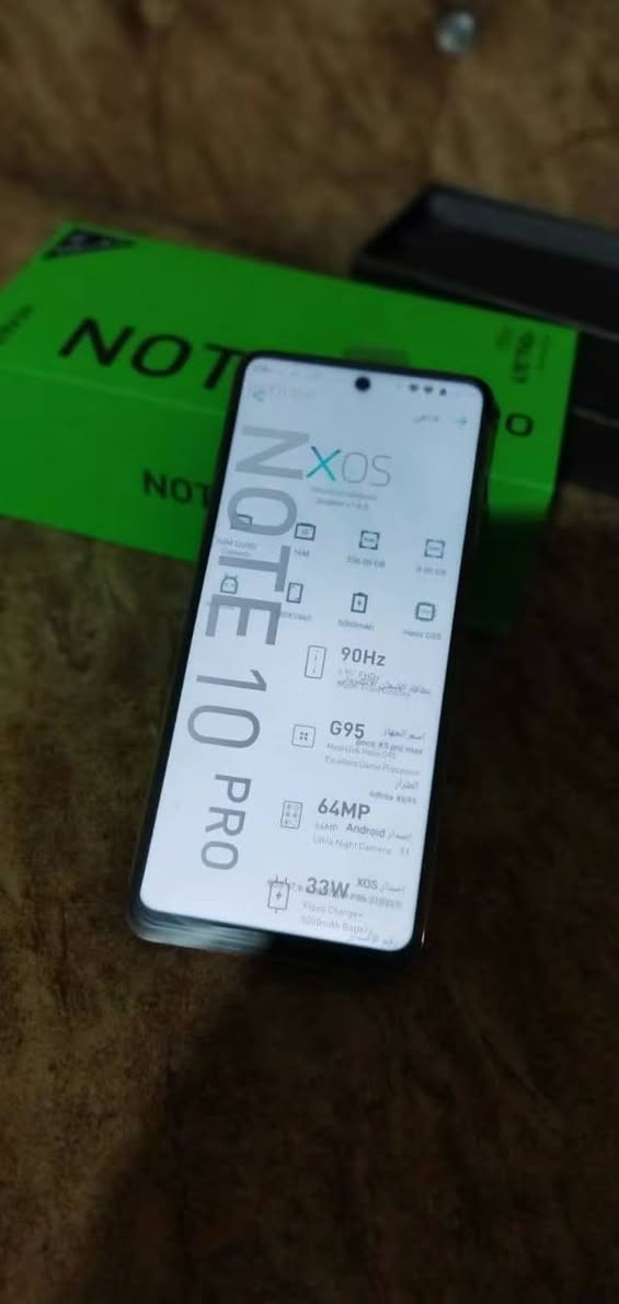 السلام عليكم ورحمة الله وبركاته..
معروض للبيع جهاز Infinix Note 10 Pro (النسخة الأعلى من ناحية المواصفات والخزن)، الجهاز بنسبة نظافة ممتازة تصل إلى 90%، ويعمل بأداء مثالي وخالٍ من أي عيوب تقنية أو مصنعية، وجاهز للاستخدام المباشر.
​⚙️ أبرز المواصفات الفنية:
​الشاشة: شاشة عملاقة ومميزة جداً (تعطيك تجربة سينمائية ممتعة في مشاهدة الفيديوهات والألعاب) مع معدل تحديث 90Hz لسلاسة تامة في التصفح.
​سعة التخزين: 256 جيجابايت (مساحة هائلة تتسع لكافة تطبيقاتك وملفاتك الكبيرة).
​الذاكرة العشوائية (الرام): 8 جيجابايت (تضمن أداءً مستقراً وسريعاً في التنقل بين التطبيقات).
​البطارية والشحن: بطارية ضخمة بسعة 5000 مللي أمبير مع تقنية الشحن السريع بقوة 33 واط.
​📦 الملحقات: الجهاز متوفر مع علبته (الكرتونة) الرسمية.
📍 الموقع: كربلاء المقدسة.
💰 السعر: 250,000 دينار عراقي (السعر قفل ونهائي).
​📞 للتواصل والاستفسار:
رقم الهاتف متواجد ومتوفر عليه واتساب 
***********
#موبايل
