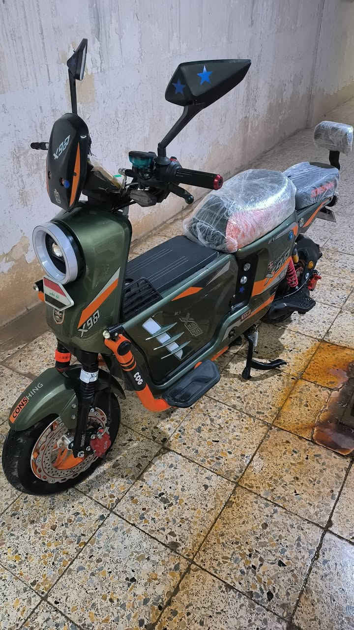 بايسكل شحن x900 خمس بطاريات موديل2026 بريكات امامي خلفي هيدروليك ولدات ابيض واصفر زنون وبي نضام  Rوانذار سرقه 2سويجات+بصمه وصارلي 1 شهر من اخذته  ولسعر  550  ومكاني  ديالى بعقوبة الرحمه ورقمي ***********
