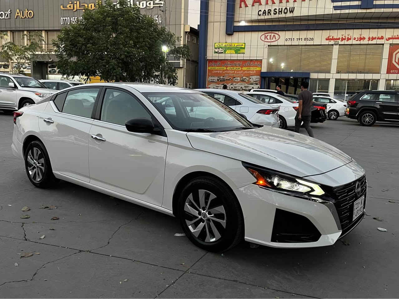 سلام علیکم
 نیسان التیما altima S 2025 
 ١٣ میل رۆشتوە 
تەنها سندوقی بۆیاخە

ناونیشان کەلار 

رەقم شاسی موجود

نیسان التیما  altima S 2025 
١٣ میل ماشیە

بس سندوق مصبوخ
 
مکان سیارە ب کلار   

 *********** كالار, السليمانية
