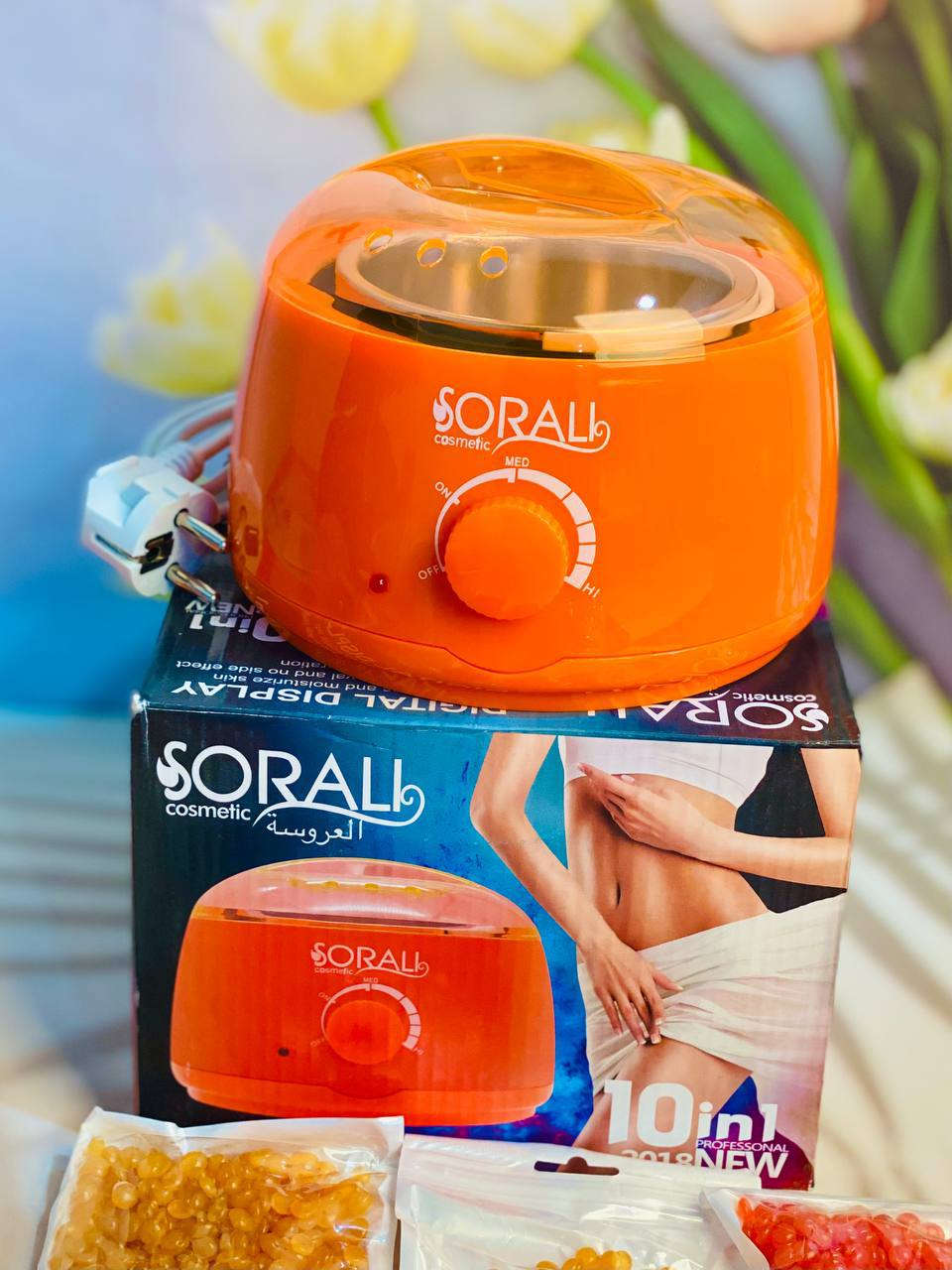 🔥 جهاز إزالة الشعر بالشمع من Sorali
💖 الحل الأسهل لإزالة الشعر من البيت وبنتيجة صالونات 💖
🌸 المميزات:
✨ يذوب الشمع بسرعة وعلى الكهرباء 🔌
✨ مناسب لكل مناطق الجسم (يدين، رجلين، منطقة حساسة)
✨ يترك البشرة ناعمة ونظيفة بدون جروح

📦 محتويات البكج:
✔️ جهاز تسخين الشمع
✔️ ٦ أكياس شمع حبيبات بألوان مختلفة 
✔️ عواد خشب عدد 30 قطعة


**إذا كنت صاحب هذا الإعلان وتريد حذفه لأي سبب، رجاءا أرسل رسالة إلى الدعم الفني**