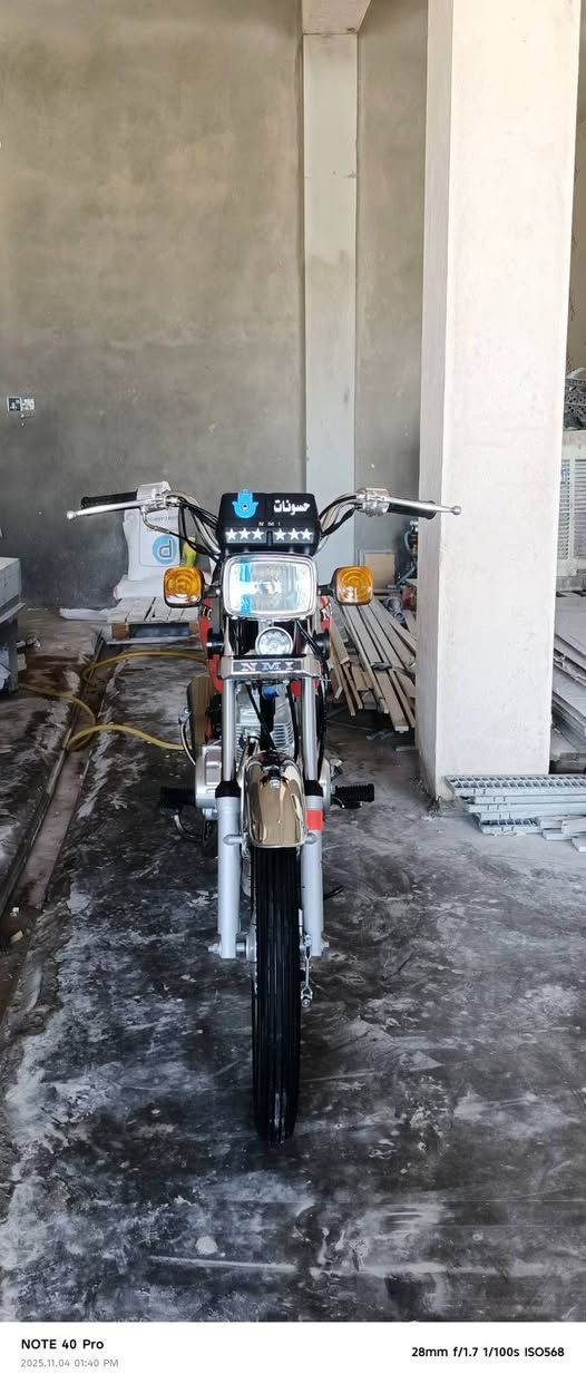 سلام عليكم .. نامه شلامجه اوراق اصولي تعمير 25 شاصي 21 صارلها اقل من ثلاثة اشهر من عمرتها وبلواقع عد احلا لدراجه كلها شلامجه وتعمير احمد شهاب لون مطابق وي لاوراق
للستفسار اتصال ***********
