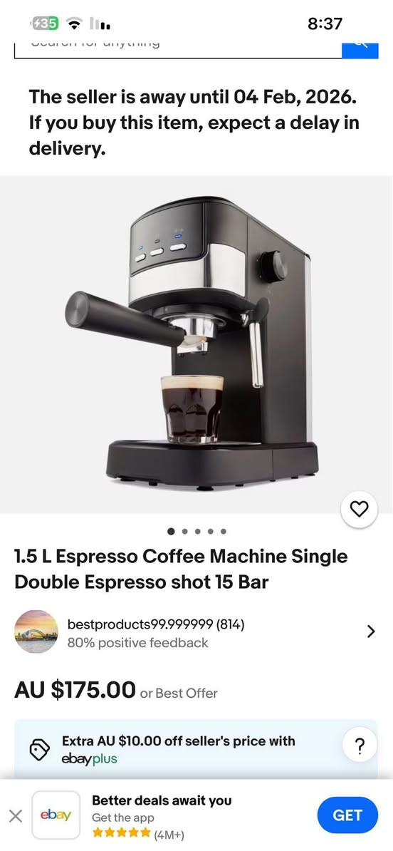 جهاز قهوة ماركة ( anko ) الاسترالية 15 بار السعر 60 الف وبالعافية


**إذا كنت صاحب هذا الإعلان وتريد حذفه لأي سبب، رجاءا أرسل رسالة إلى الدعم الفني**