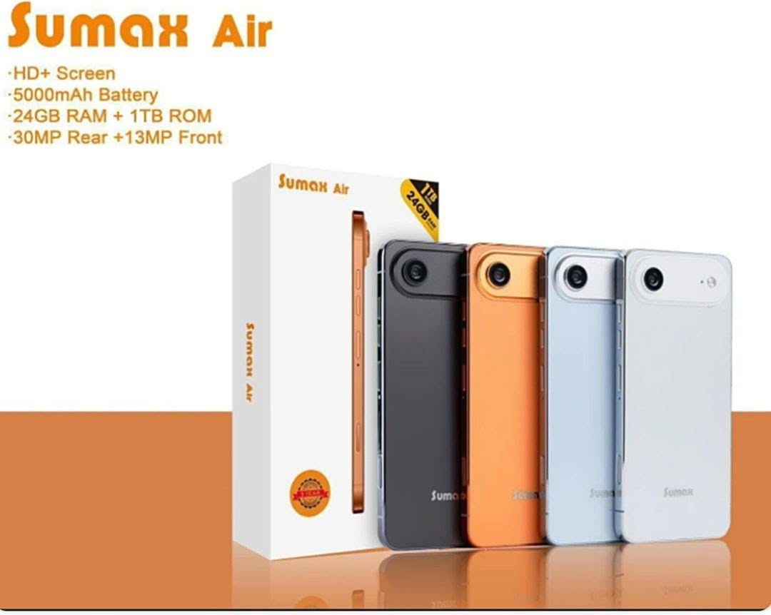 هاتف SU Max AIR السعر 100 الف توصيل ((مجاني))  عرض خاص كميه قليل عدنا 200 قطعة احجز قبل ما يخلص

 تبغين جوال يعتمد عليه بكل يومك؟
 سرعة، مساحة، وبطارية تعيش معك طول اليوم… Sumax Air 5G الخيار الصح 
✨ المواصفات القوية:
 🔹 شاشة HD+ واضحة وألوانها نابضة بالحياة
 🔹 بطارية كبيرة 5000mAh تكفيك استخدام يوم كامل بدون قلق
 🔹 ذاكرة تشغيل 24GB RAM لأداء سريع وسلس
 🔹 مساحة تخزين ضخمة 1TB تخزّني فيها كل صورك وملفاتك براحتك
 🔹 كاميرا خلفية 30MP + أمامية 13MP لصور وفيديوهات واضحة بكل وقت 📸
 🔹 معالج سريع يعطيك تجربة استخدام بدون تهنيج
 🔹 تصميم عصري وأنيق متوفر بعدة ألوان فخمة
 (أسود – برتقالي – أزرق فاتح – أبيض) بغداد, العراق


**إذا كنت صاحب هذا الإعلان وتريد حذفه لأي سبب، رجاءا أرسل رسالة إلى الدعم الفني**