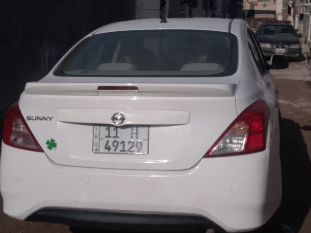 السلام عليكم 
نيسان صني هندي موديل 2019رقم بغداد أنكليزي باسمي بيها جاملغ وباب جهه الصدر صبغ بدون ضربه بدون معجون اثر شخط وانصبغن وبيها بارد بالجاملغ الأمامي جهه السايق والباقي كفاله عامه مكينه وكير صدر امامي خلفي جديد تخم تاير تبريد تتدفئه شغالات كهربائياتها شغاله السعر 110وبيها مجال حك الجيه عنوان بغداد اليوسفية الاستفتار على الرقم بي واتساب ***********
