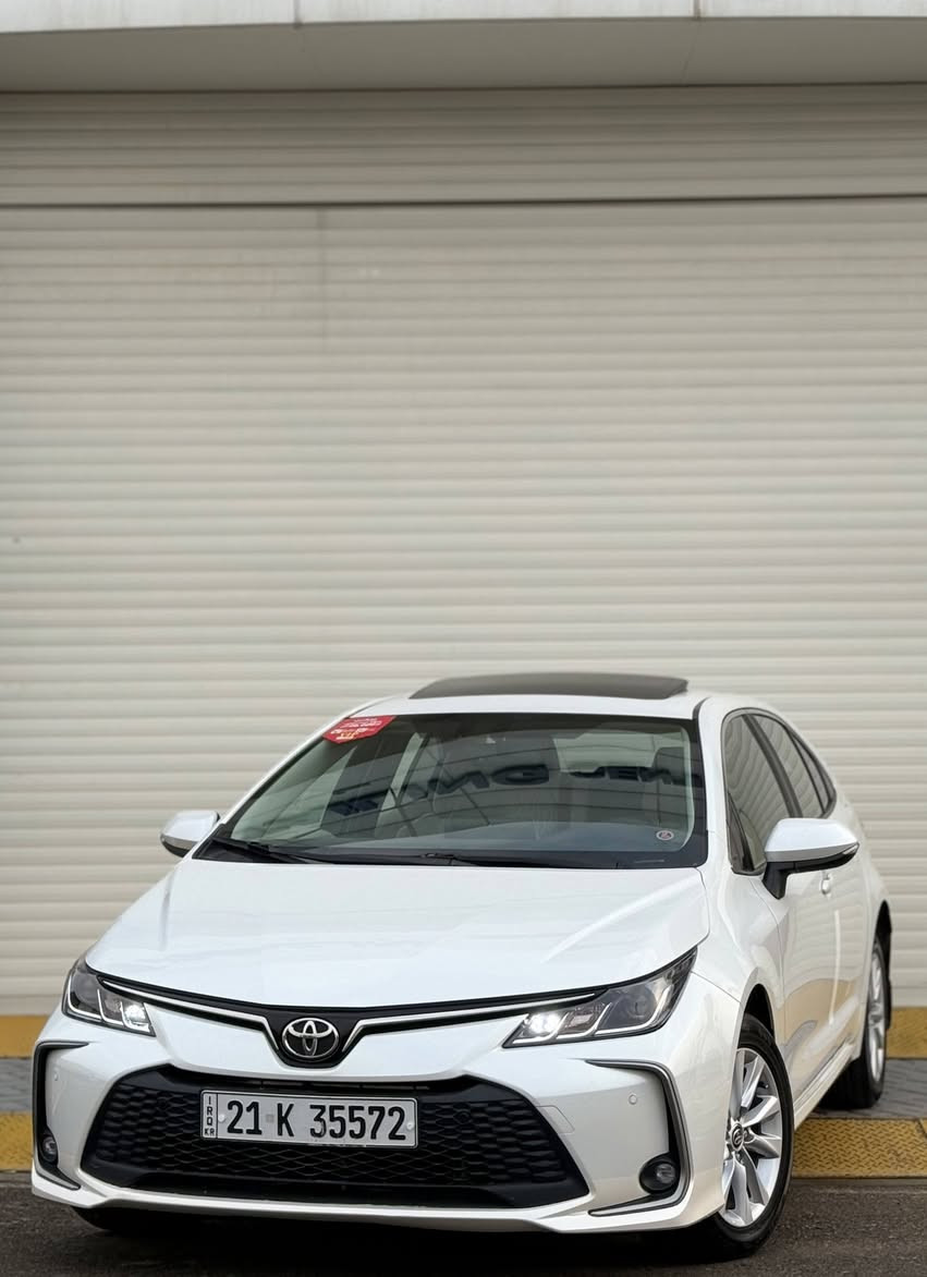 كورلا 2023 (جيهان ) خليجي بنزين فقط
ماشية 57 الف فقط
رقم سليمانيه باسمي تحويل مباشر
السياره كفاله عامه من الدعامية للدعامية
كير محرك تبريد شرط
سونار موجود بالمنشور
محرك 1800 بانزين
بصمه + دخول ذكي
تبريد قطعتين
نظام القيادة (سبورت + عادي)
كيجات ديجتل شاشه
حساسات امامية+خلفية 
السيارة على وضع الشركة
..USP شحن
للتواصل:
*********** واتساب او فايبر
*********** اتصال فقط
مكاني السليمانية
