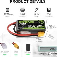 بطارية ليبو • ٣اس • ٥٠٠mAh