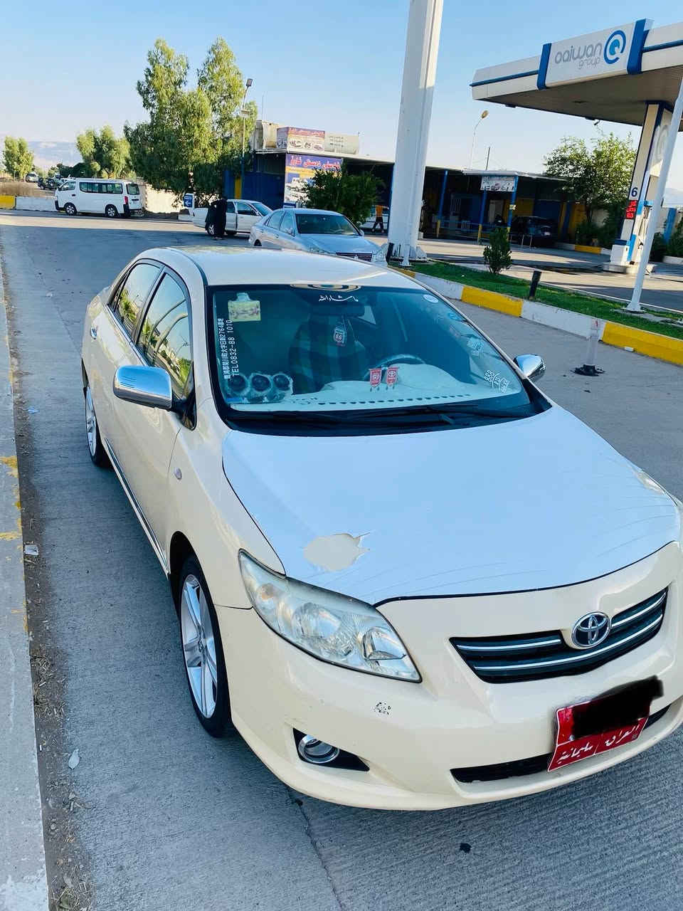 سەرەتا بەناوی خوای گەورە 
توێتا کرۆلا تەکسی  مۆدێل ٢٠٠٩ گێر تۆماتیک 
گێرو مەکینە تەبریت تەقەو رەقە هەمو گیانی بەشەرت 
یەک دینار مەسروفی تیانییە کامل جوانکاری بۆ کراوە 
سوکان ڤۆلیۆم و شاشە ئایپات 
سەنەوی تازەیە 
چوار تایەو ویلی کەنەدی تازە 
سەیارەکە مالی کەسابەتە یەک دینار مەسروفم تیا نەهێشتوە 
مشتەریت تەلەفونکە لەخزمەتامـ-*********** السليمانية, العراق
