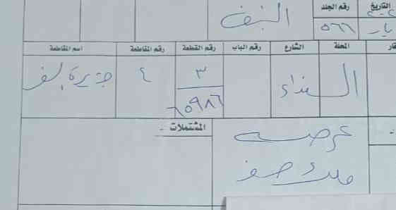 #_للبيع عرصه 100 متر و مربعه 10 في 10 و من راعيه مباشر طابو صرف في حي النداء شارع 10 دخول عمود 83 شارع قنبر منطقة ال65 ألف و قرب شارع 60 العرضي الثاني و مفتوحه على شارع 60 و قرب مجمع العتبة قنبر 1 رقم العقار 65986 #_السعر_35

متواجد وأتساب و ماسنجر واتصال مباشر  #وشعدكم_عروض_دزوهن_خاص
وأتساب و اتصال مباشر اثير  ***********
وأتساب و اتصال مباشر اسيا ***********
