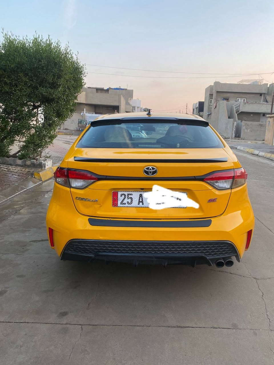 كورلا موديل 2020 se
رقم كركوك انكليزي 
شرط كير محرك اطارات جديد  
ضرر جامرلغ بونيد بدون داخل
شرط التحويل رقم موبايل(***********) متواجد ع الفيس
