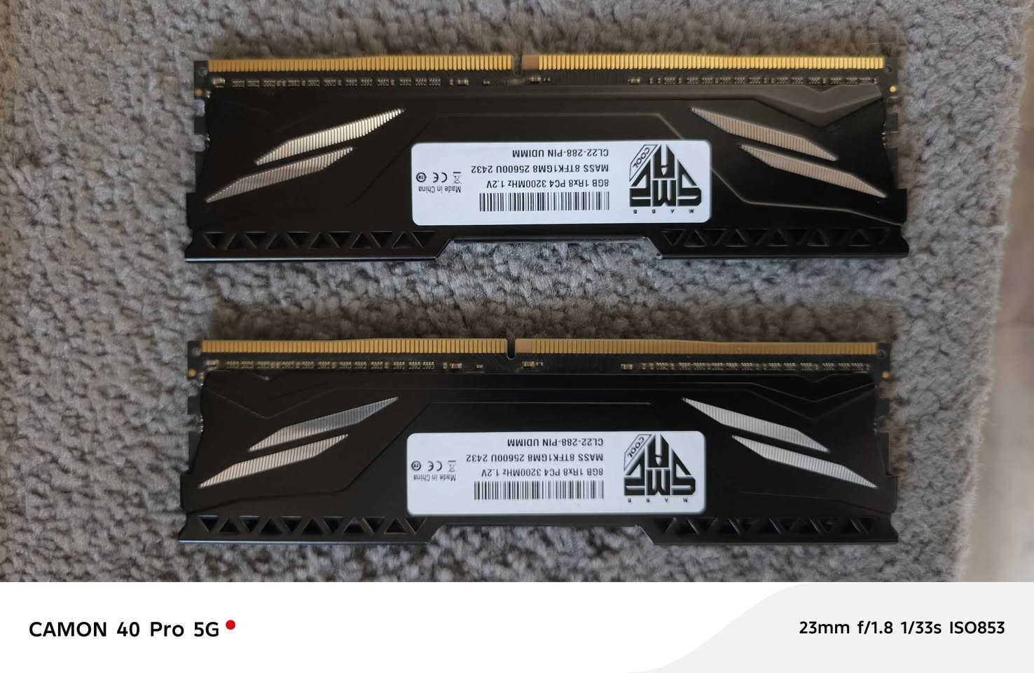 للبيع رامات 8×2     16G      DDR4
السرعة  ٣٢٠٠ ميغا هيرتز

السعر  ١٠٠ الف
مكاني نجف


**إذا كنت صاحب هذا الإعلان وتريد حذفه لأي سبب، رجاءا أرسل رسالة إلى الدعم الفني**