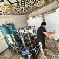 محطة مياه • نضيفه • تانكيات ٥٠٠٠لتر