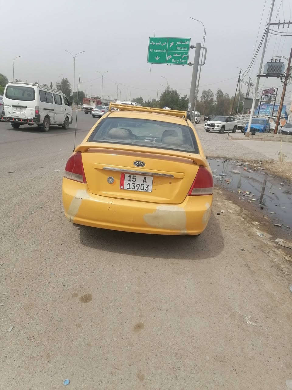 سيارة سبكترا للبيع بأسمي مكاني ديالى مشروع وطني محرك وكير جديد تبريد ثلج ضررها باب السائق تخم تاير جديد باتري جديد  سنوية وهزة. جديدة قبل اسبوع مشروع وطني رقمها انبار رقم انكليزي مصفرة من المرور والهيئة قبل اسبوع رايدها 65 ورقة وبيها مجال قليل  هاتف ***********
