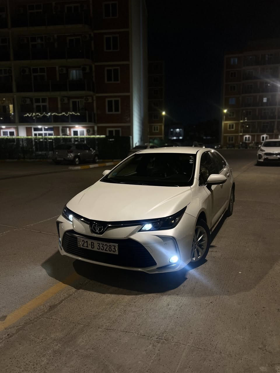 السلام عليكم رجاء اقرة المنشور قبل متخابر ممتواجد فيس 
للبيع كورلا موديل 2020سليمانيه هزه ورقم وسنويه جديده قبل شهر سويتهن السيارة بيها رصعتين وشخطين  موضح مكانهن ماشية 63
بصمة 
داخل لونين 
حساسات امامي خلفي 
شاشه 
بغداد حي الجامعه 
***********
