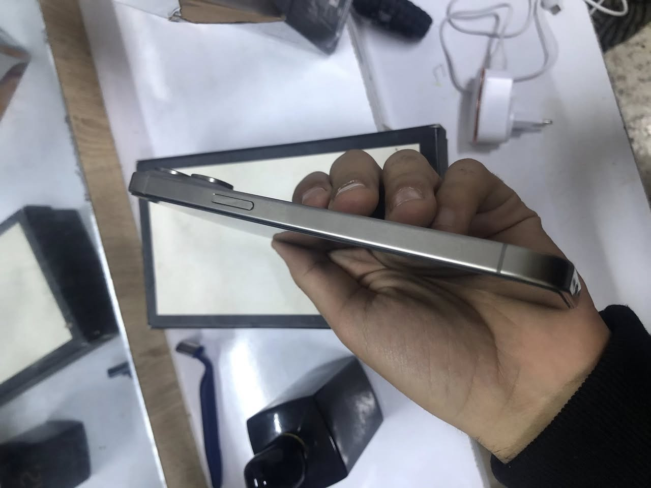 سلام عليكم ‏موبايل ايفون ‏بروماكس    15 للبيع ‏نظافة 100% كلش 900 سعر  ***********
