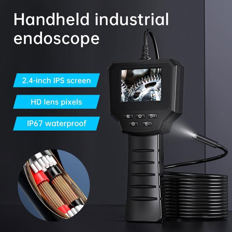 للبيع جهاز Endoscope احترافي، مثالي لفحص الأماكن الضيقة (المحركات، السباكة، خلف الجدران، التكييف، إلخ).

✨ المواصفات:

· دقة الكاميرا: 1440p HD (صورة فائقة الوضوح)
· شاشة: 2.4 إنش IPS (زاوية رؤية 178°)
· كاميرا مقاومة للماء: IP67
· 6 لمبات LED قابلة لتعديل الإضاءة
· كابل شبه صلب (Semi Rigid) – طوله 19 سم (جزء الكاميرا)
· قطر الكاميرا: 8.5 مم – صغير جداً يدخل في الفتحات الضيقة

🔋 البطارية:

· سعة 2600 مللي أمبير (ليثيوم)
· تعمل ساعتين متواصلة
· وقت الشحن: ساعتين فقط – مدخل DC 5V

🧰 الملحقات المرفقة:

· خطاف لالتقاط الأشياء الصغيرة (مفاتيح، حلقات...)
· مغناطيس لالتقاط الأجسام المعدنية
· مرآة جانبية للرؤية من الجوانب
· مشبك تثبيت

🎮 أزرار تحكم مريحة (تكبير/تصغير، تشغيل/إطفاء، تحكم بالأضاءة).

📍 الموقع: العراق🇮🇶

🚚 التوصيل: يوجد لدينا توصيل لكافة محافظات العراق

للتواصل والاستفسار: مراسلة الصفحة على الماسنجر او على الواتساب 
واتساب / ‭0776 328 9823‬
