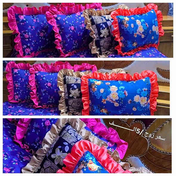 (وجوه مخاد سعر زوج ب 2500 موجوده كل الاوان) توصيل) الحله/3 اطراف الحله/5 محافظات العراق 6🇮🇶 توصيل سريع🚖 رقم واتساب  ***********✂️📍📞👔🥼❤❤
