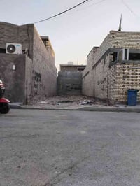 قطعة ارض 100م للبيع بنهايت اربع شوارع شارع المخبز الفرع السابع كامله خ...