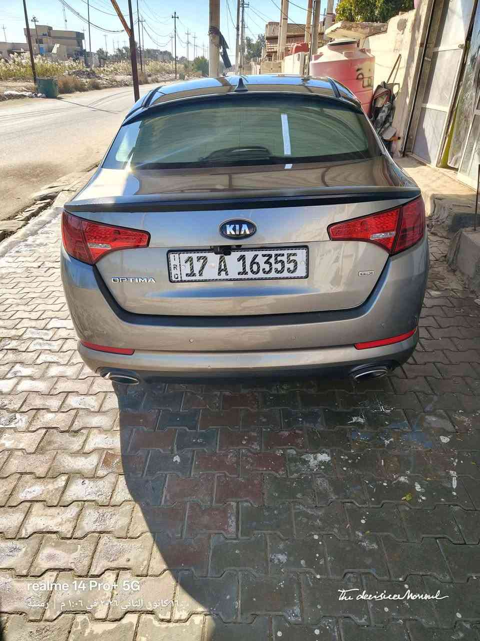 السلام عليكم 
اوبتيما  2013  امريكي  
حلوه وجاهزه  من كلشي عدى معجون اشبرين  باب سايق  وبنيد مصبوغ حادثهاا فقط بنيد  السياره احلا من الصور
المواصفات
مكينة 2400 
عداده مملعوب بي دك جرص  على 120 
كشن كهرباء 
تحكم مرايه كهرباء 
تبريد ثلج 
اشاره بلمري 
تحكم ستيرن جهتين 
لايت زينون 
لد نهاري 
كامره خلفيه حجم كبير + حساس خلفي 
ويل كروم حجم 16 + تخم تاير جديد 
حداديه  وصدر جديد 100/100
ارضيه جلد 

رقم المثنئ  الجديد بأسمي تحويل ثاني يوم 
سيارة جديده بحاله الوكاله بلعافيه ع الياخذها 

مكاني السماوه 

السعر 115

رقم صاحب السيارة  ***********
