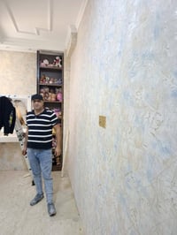 اعمالي ورق جدران  نقش بارز سعر متر مربع كرسته وعمل 6الاف نسبه جلد عالي...