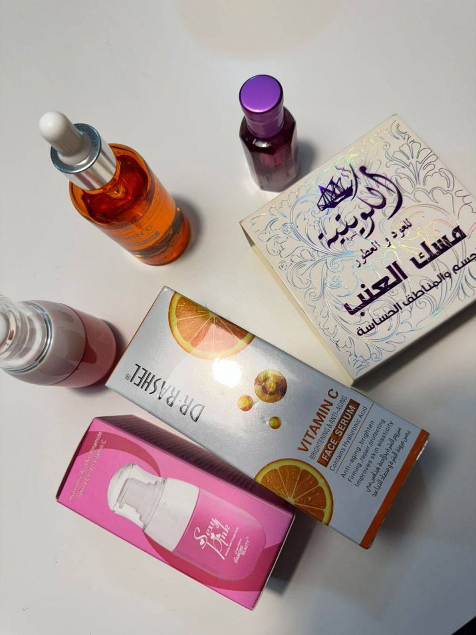 مساء الخير والعافية
🔥 عرض العناية والإشراقة 🔥
✨ سيروم فيتامين C الأصلي
🌸 مورد خدود طبيعي
🧖‍♀️ ماسك للبشرة
💖 ثلاث منتجات بباكج واحد حتى تحصّلين:
✔️ تفتيح ونضارة فورية
✔️ توحيد لون البشرة
✔️ خدود وردية طبيعية
✔️ ترطيب عميق ولمعة صحية
🎁 مناسب للاستخدام اليومي أو قبل المكياج 

#توصيل_لكل_المحافظات


**إذا كنت صاحب هذا الإعلان وتريد حذفه لأي سبب، رجاءا أرسل رسالة إلى الدعم الفني**