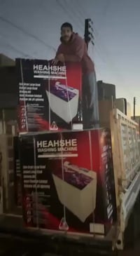 غساله توفرت عدنه من جديد بأنواع مختلفه واصليه        غساله هيتاشي 38 ك...