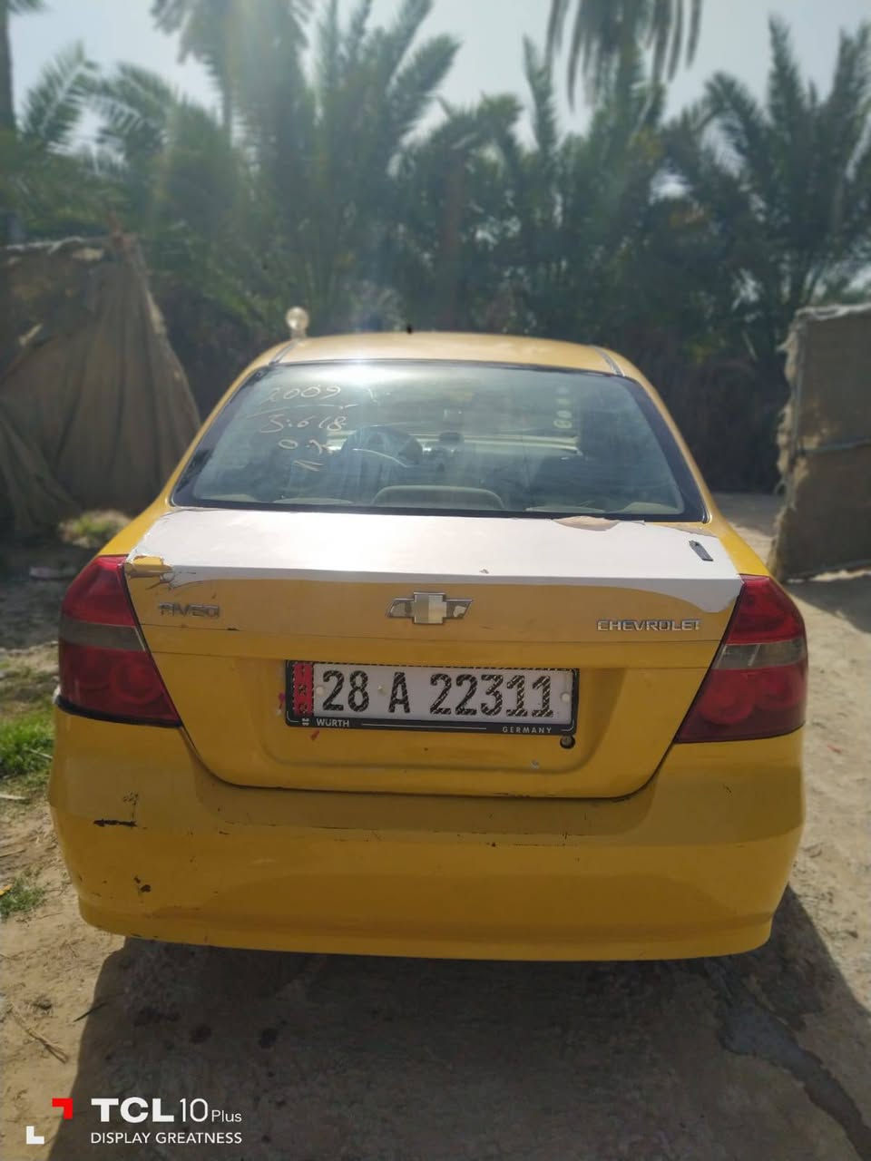 سلام عليكم  افيو 2009 بيه جاملغ  امامي مبدل فقط . رقم انكليزي السياره بسمي السياره نضيفه كير ومكينه مكفوله ..سعر 46.بيه مجال   ... ***********
