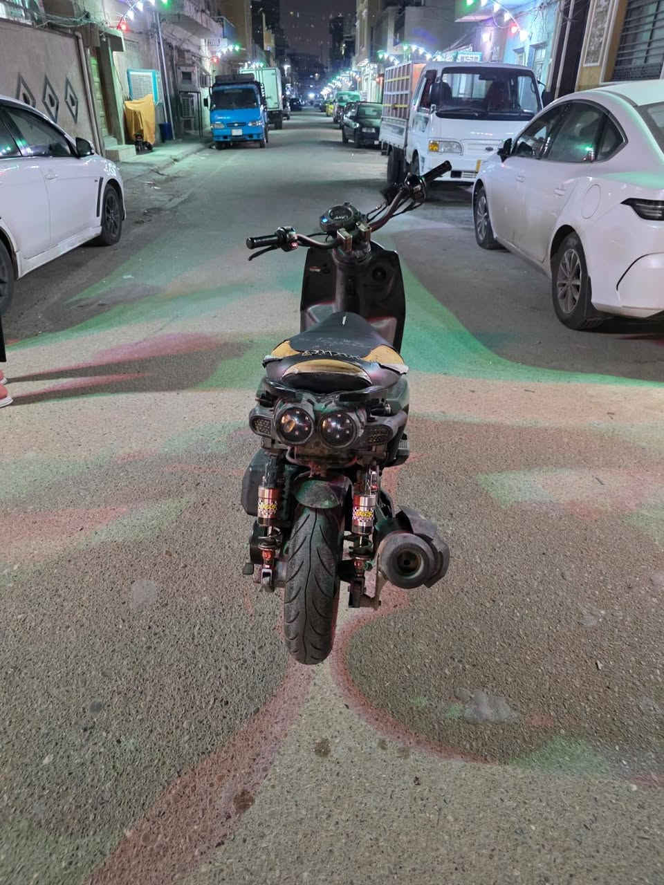 السلام عليكم دراجه سكنس جبلي للبيع
مزود كلج خلفي + دبلات خلفي +استيرن رياضي
 كفرات مصبوغه لدراجه مكفوله من كلشي  ماعده الائشاير ميشتغلن  رايدهه ب950بيهه مجال بصيط للتواصل ***********يتوفر واتساب
