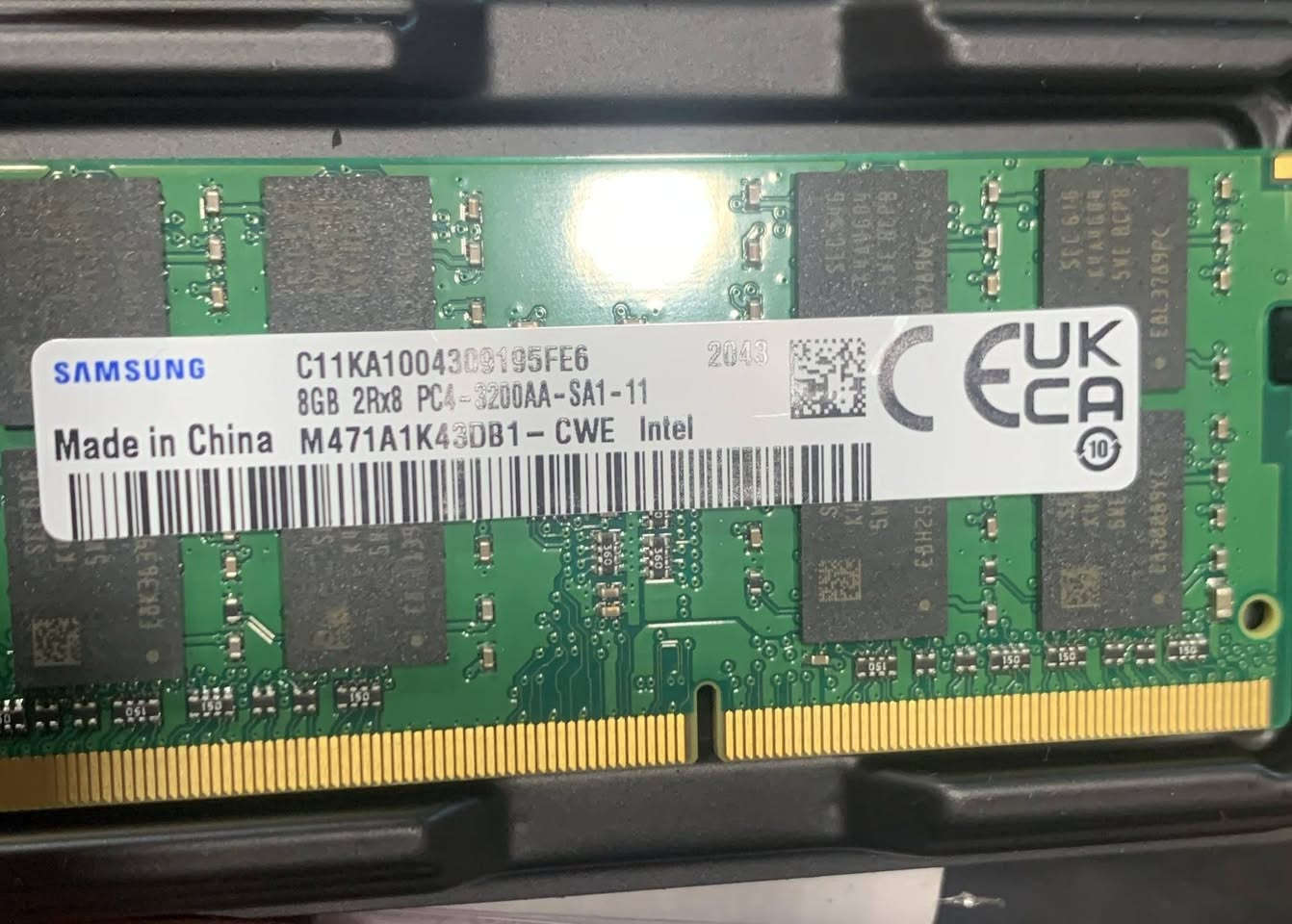 ئەو دوو ڕامە بۆ فرۆشتن
زۆرپاکن و زۆرر کەم ئیشیان کردوو 
1) 32gb ddr4 3200hz 120هەزار 

2) 8gb ddr4.  3200hz  45هەزار 

گەیاندن هەیە


**إذا كنت صاحب هذا الإعلان وتريد حذفه لأي سبب، رجاءا أرسل رسالة إلى الدعم الفني**
