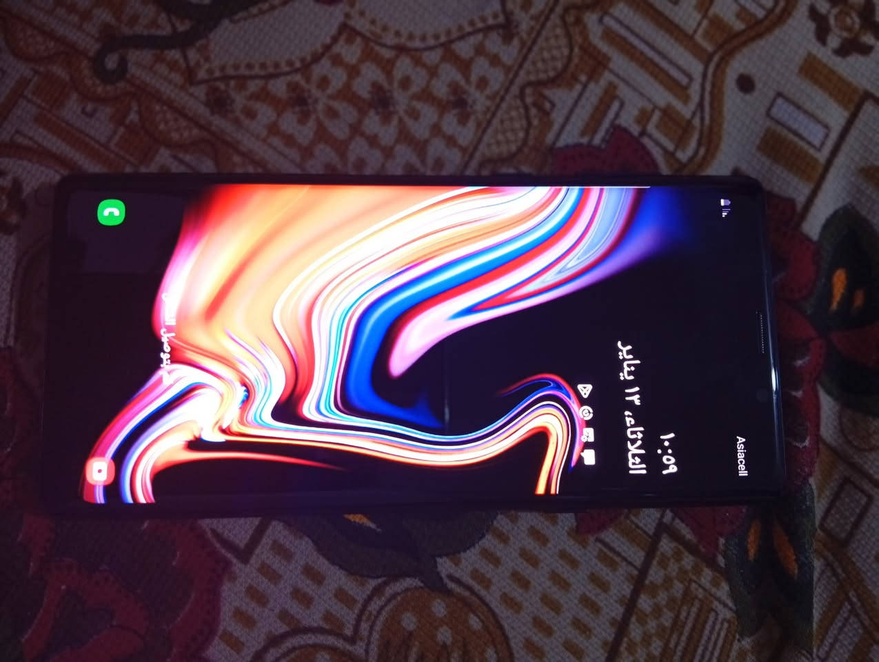 للبيع سامسونج نوت 9 
1- ذاكره 512+8
2- مبدل فقط شاشه جهاز نضيف 
سعر 140الف 
تواصل ***********
