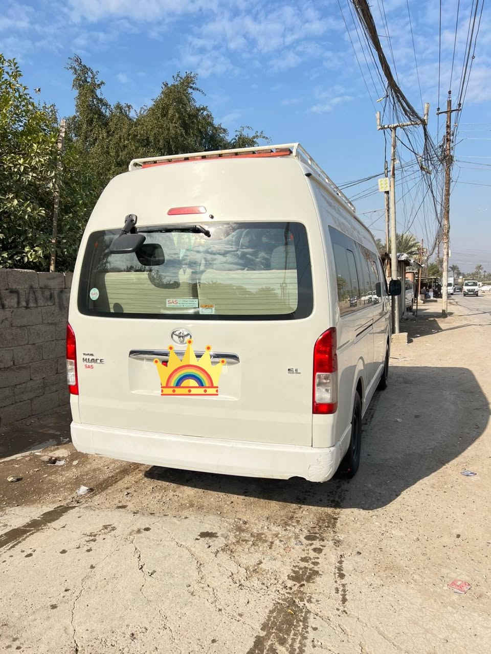 السلام عليكم  هايسا 16للبيع رقم بغداد
سيارة جاهزه السعر/3 وخمسه$
مكان السيارة بغداد ***********وات ☎️
