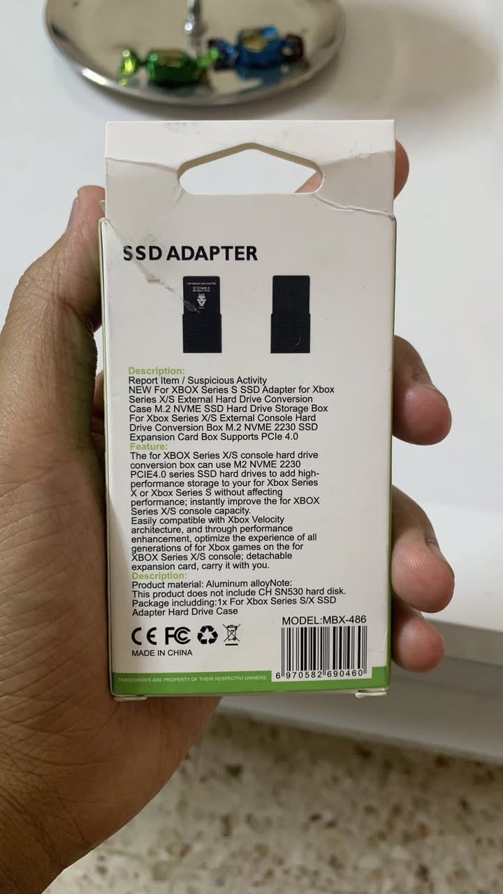 ادبتر ssd xbox سيريس s و x للبيع
جديد غير مستخدم !
***********
