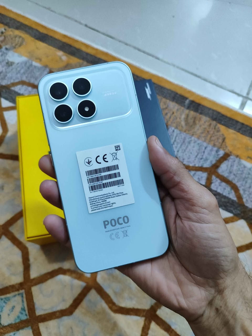 السلام عليكم 

بوكو اف 8 برو

نظافه 100/100
كامل ملحقات

ذاكره 512
عشوائيه 12

السعر 725

عنوان بغداد حسينيه 
رقم *********** Colombo, Sri Lanka
