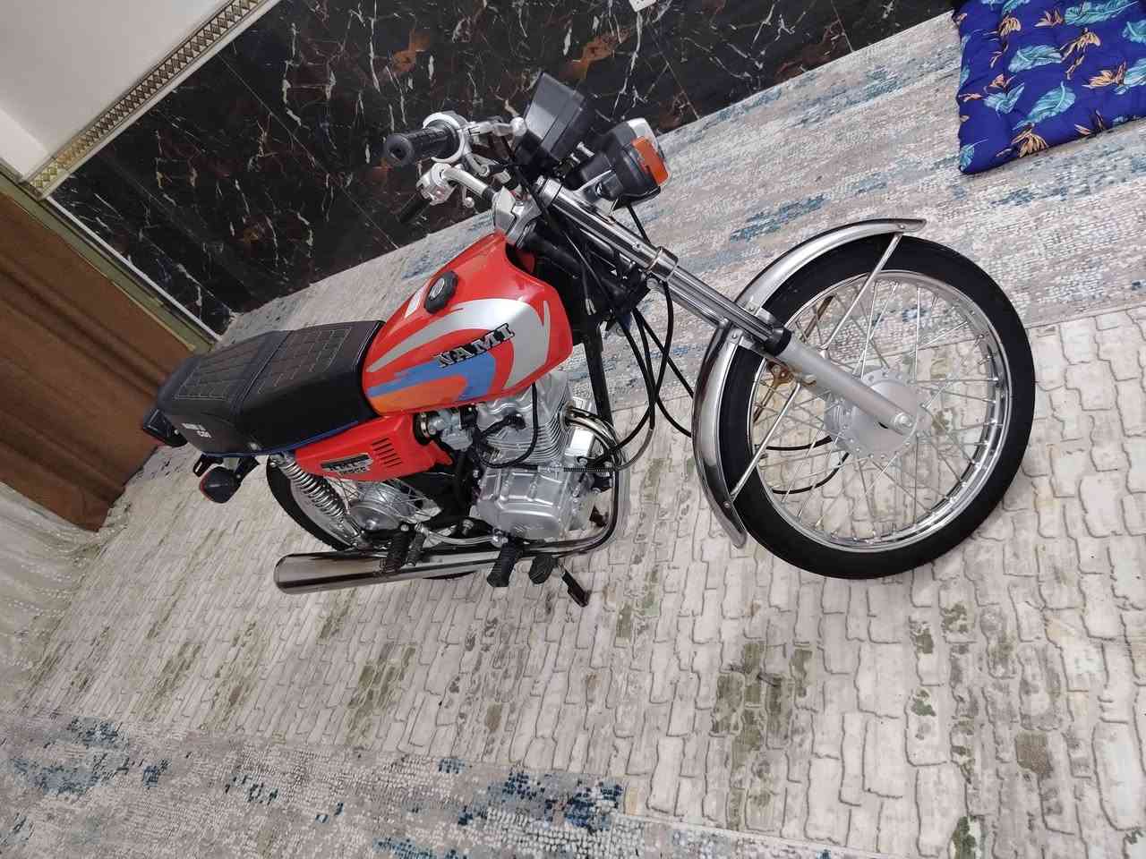 سلام عليكم دراجة للبيع تعمير ثاني تبديله دهن شاصي أوراق سكنر مكفوله مكاني عماره المدثره *********** سعر 950
