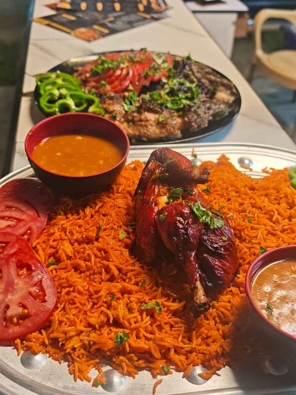 🔥 عرض المندي مستمر من اليوم وطوال شهر رمضان 🌙🔥
نزولاً عند طلبكم… مستمرين بعرض المندي لحد نهاية شهر رمضان المبارك ❤️
🍗 مندي دجاج طعم ولا أروع
🍚 مع تمن وسلطة
💰 السعر:
▪️ نفر صالة: 10,000 دينار
▪️ توصيل: 12,000 دينار
📦 توصيل سريع داخل المحاويل
☎️ للحجز: *********** – *********** – ***********
📍 العنوان: المحاويل – مطعم البيت العربي
أطلب هسه واستمتع بأطيب مندي 🔥
