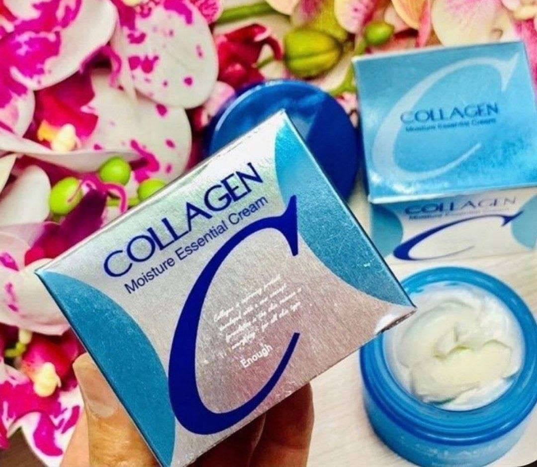 كريم كولاجين  الكوري الاصلي💯  الكريم الاقوى COLLAGEN Moisture Essential Creamفي ازالة التجاعيد ✌️
كريم الكولاجين COLLAGEN Moisture Essential Cream الكوري الاصلي 💯 
يعمل على محاربة علامات التقدم بالسن من خلال ازالة التجاعيد  وازالة الهالات السوداء ومرطب قبل المكياج ايظا. 
للكولاجين فوائد عدة ومنها:
* تعمل مادة الكولاجين على الحفاظ على نضارة البشرة ومرونة الجلد.
*تقلل من خطر الظهور المبكر للتجاعيد المشكلة التي فمن المعروف أن التقدم في السن يعمل بدوره على تقليل نسبة الكولاجين في الجسم، لذا فهذه الكريمات تعوض هذا النقص وتمنح البشرة الشعور بالشباب الدائم.👍🏻
*تقوم بمعالجة الخطوط الموجودة في الوجه والناتجة عن الكثير من العوامل الخارجية ومنها ارتخاء الجلد، التعرض لأشعة الشمس، ترهل الجلد نتيجة التقدم في العمر
*تقوم بمعالجة الآثار الناتجة نتيجة التعرض لحب الشباب أو الجروح أو الندوب.👏
* يقوم بشد وتبييض البشرة وتزيل من آثار التجاعيد
كريم ترطيب  الكولاجين  COLLAGEN Moisture Essential Cream
#الاصلي المنشأ كوريا 🇰🇷💯
سعر الدرزن 
يوجد لدينا توصيل الجميع محافظات العراق✔️✔️


**إذا كنت صاحب هذا الإعلان وتريد حذفه لأي سبب، رجاءا أرسل رسالة إلى الدعم الفني**