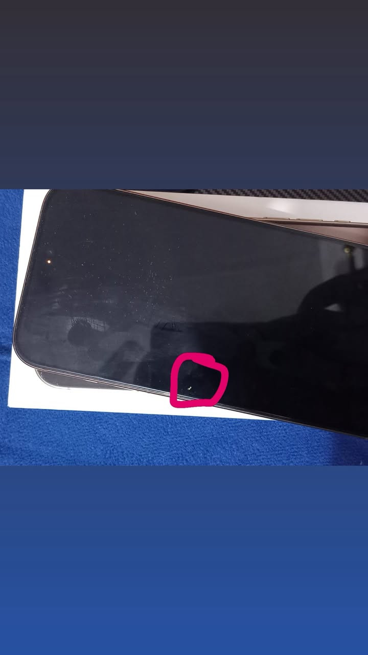 ايفون 16 برو ماكس شرق اوسط
ملحقاته كامله 

كارتون وكيبل شحن فقط 

تك سمكارت 

مساحه 256

الوان الصحراوي

بطارية 99  معلايه تقريب ٣درجات لو ٢

عددٍ دورات ٢٤٣

جهاز وتر  مامفتوح ابلادي 

نضيف مابي اي شي ماعده بس هاي طخه صغيرونه كلش مامبينه نهاياً له تدقق عليه يلا اصلا ممبينه 

سعر ع خاص


**إذا كنت صاحب هذا الإعلان وتريد حذفه لأي سبب، رجاءا أرسل رسالة إلى الدعم الفني**