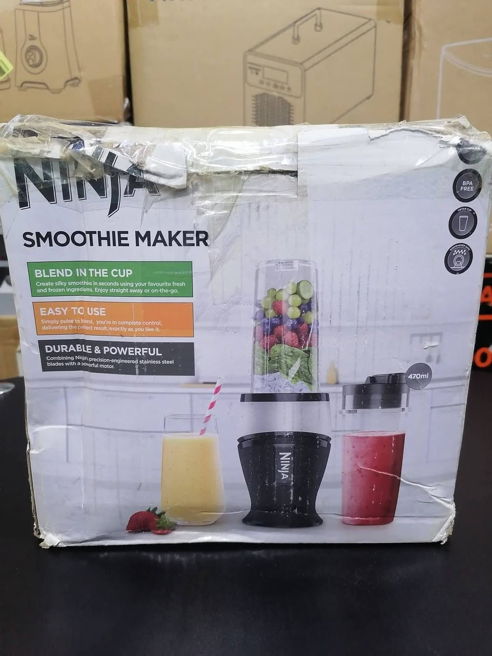 خلاط نينجا (Ninja) طراز QB3001.
القوة: محرك قوي بقدرة 700 واط. 
الشفرات: شفرات احترافية من الفولاذ المقاوم للصدأ مصممة لسحق الثلج واستخلاص العناصر الغذائية.


**إذا كنت صاحب هذا الإعلان وتريد حذفه لأي سبب، رجاءا أرسل رسالة إلى الدعم الفني**