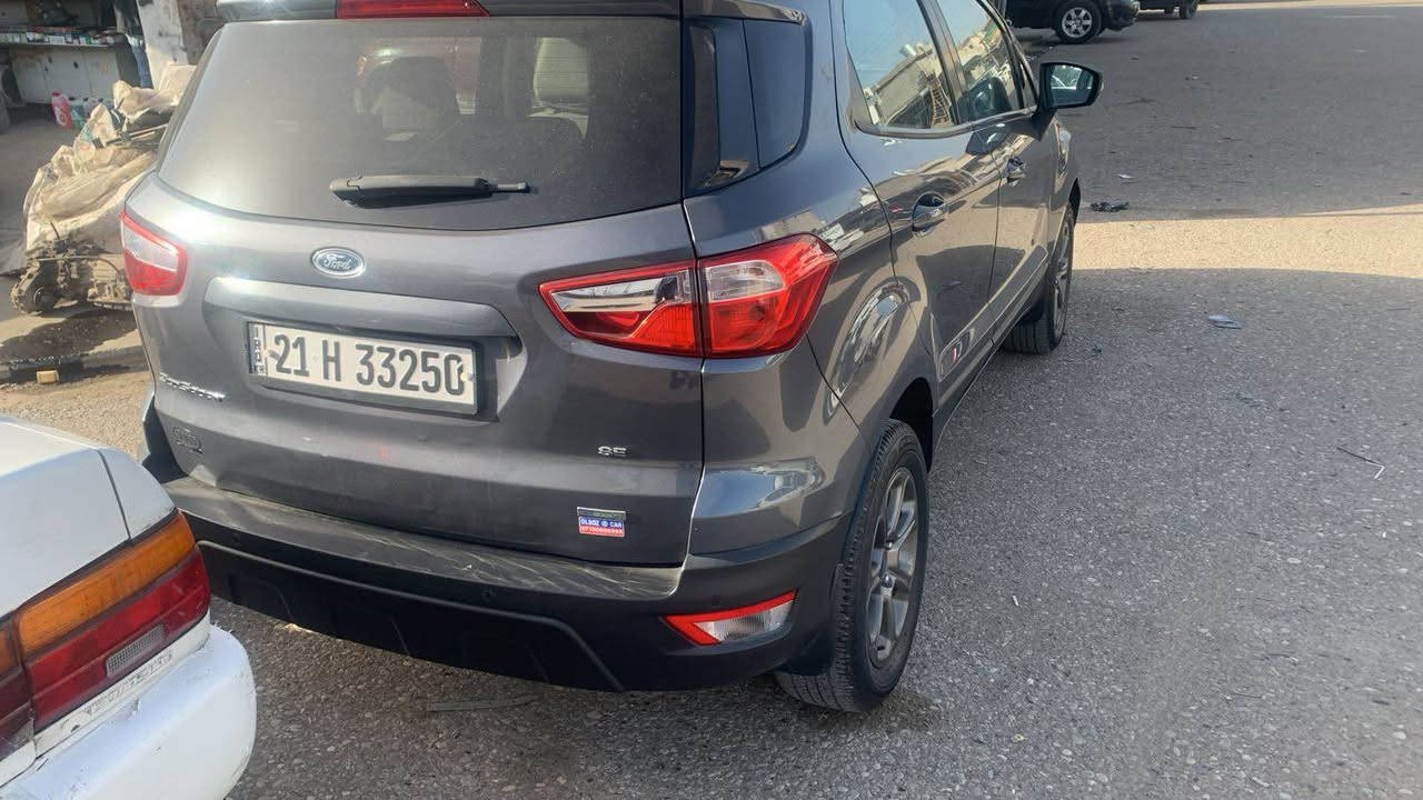 فورد ايكو سبورت موديل ٢٠   فوول مواصفات 
داخل بيجي بس بونيد بدون ايرباگ رقم سنوية جديد 
مكان سيارة كلار 
مراوس شمالي 
*********** كالار, السليمانية
