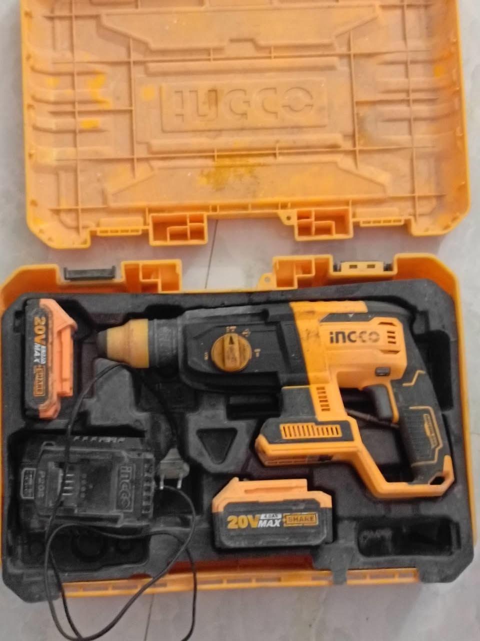 دريل شحن انجيكو اصلي استخدام قليل
السعر 125 الف و التوصيل مجاني
***********
