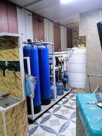محطه ماء ارو للبيع الف 1000لتر بالساعه مع تانكيات ٣٠٠٠لتر عدد٢ غذائي م...