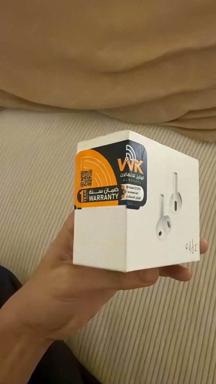 السلام عليكم
Airpods Pro3 احدث اصدار استخدام شهرين بعدهي 

بالضمان السعر 320وبيه مجال مكاني ديوانيه


**إذا كنت صاحب هذا الإعلان وتريد حذفه لأي سبب، رجاءا أرسل رسالة إلى الدعم الفني**